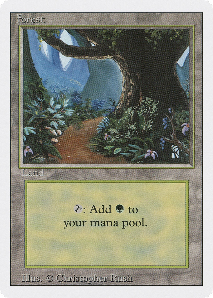 Magic: The Gathering - Forest - Revised Edition