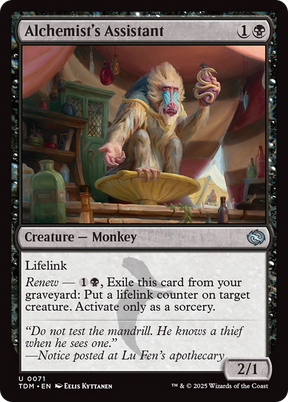 Magic: The Gathering - Alchemist's Assistant Foil - Tarkir: Dragonstorm