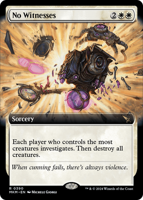 Magic: The Gathering - No Witnesses Foil - Murders at Karlov Manor