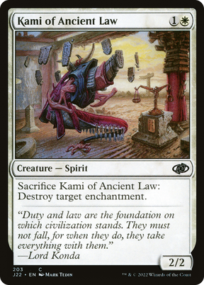 Magic: The Gathering - Kami of Ancient Law - Jumpstart 2022