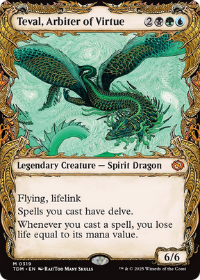 Magic: The Gathering - Teval, Arbiter of Virtue - Tarkir: Dragonstorm