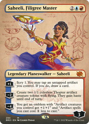 Magic: The Gathering - Saheeli, Filigree Master Foil - The Brothers' War