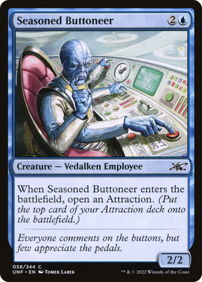 Magic: The Gathering - Seasoned Buttoneer - Unfinity