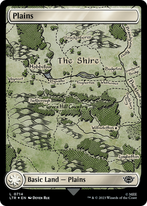 Magic: The Gathering - Plains #714 Foil - The Lord of the Rings: Tales of Middle-earth
