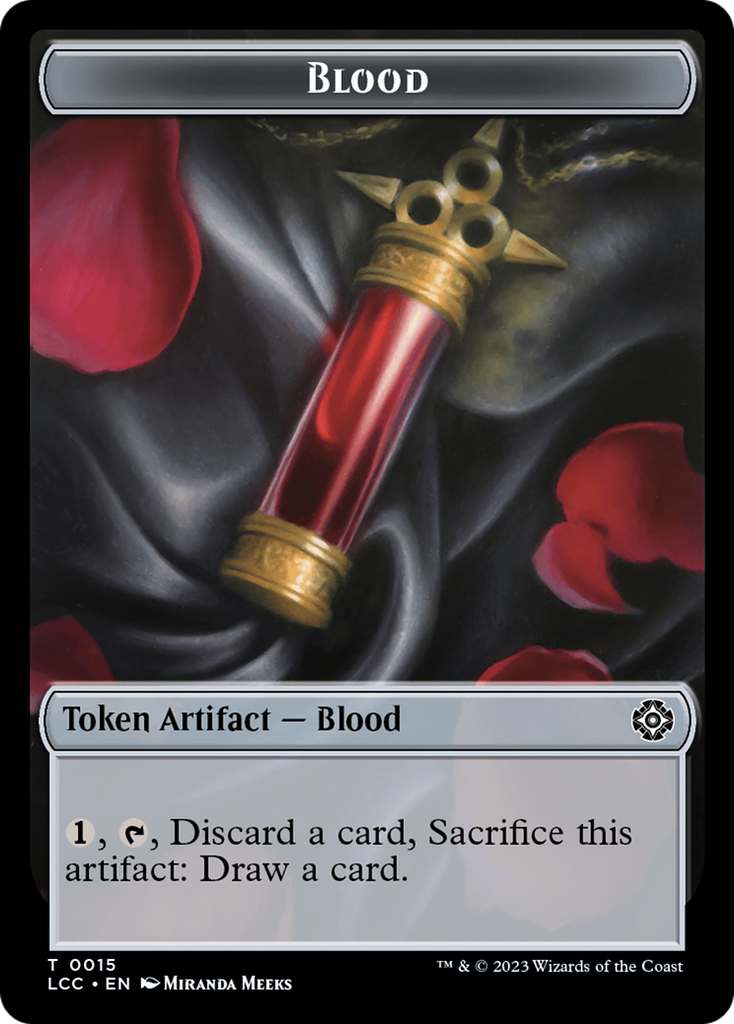 Magic: The Gathering - Blood Token - The Lost Caverns of Ixalan Commander Tokens