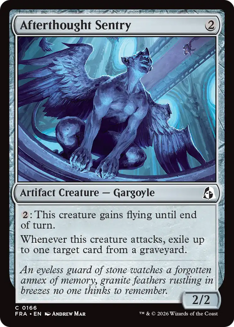 Magic: The Gathering - Afterthought Sentry - Reality Fracture