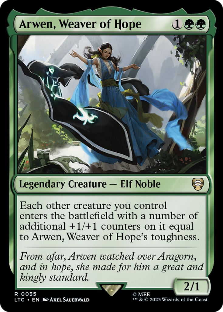 Magic: The Gathering - Arwen, Weaver of Hope - Tales of Middle-earth Commander