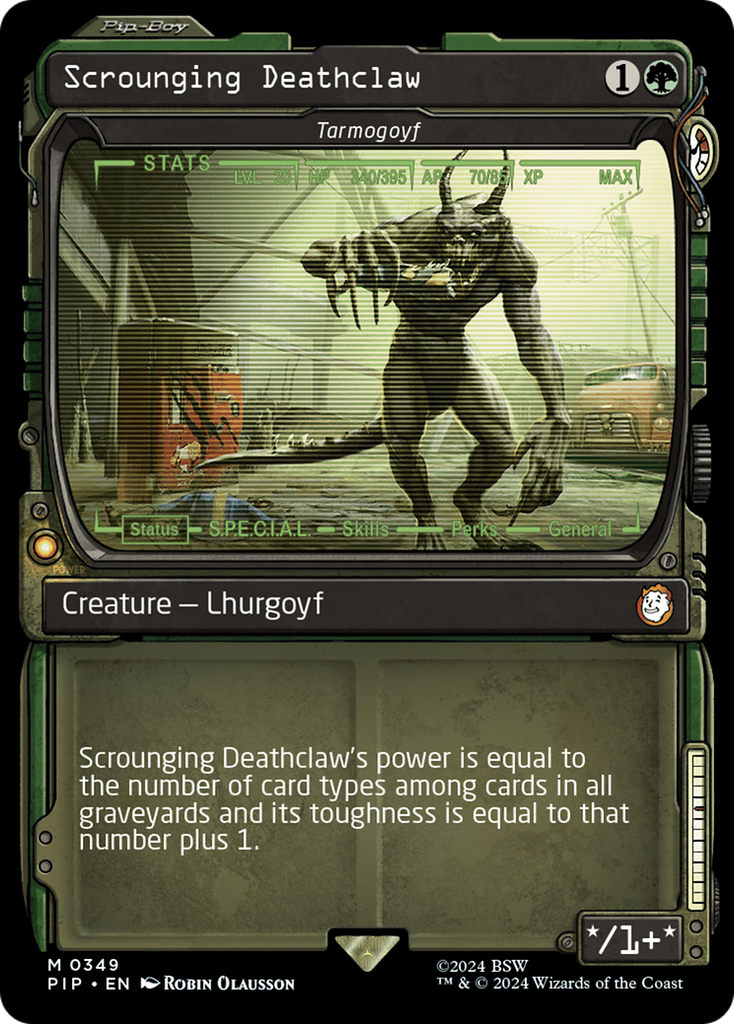 Magic: The Gathering - Tarmogoyf Foil - Fallout