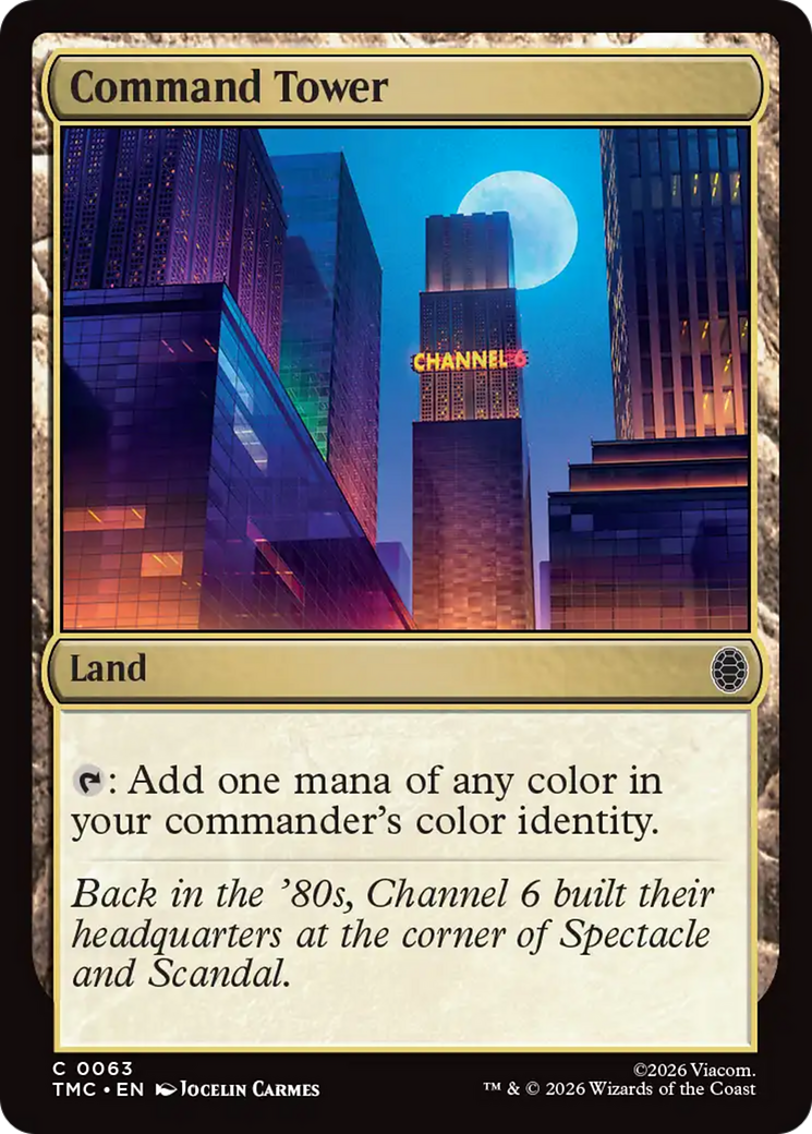 Magic: The Gathering - Command Tower - Teenage Mutant Ninja Turtles Eternal