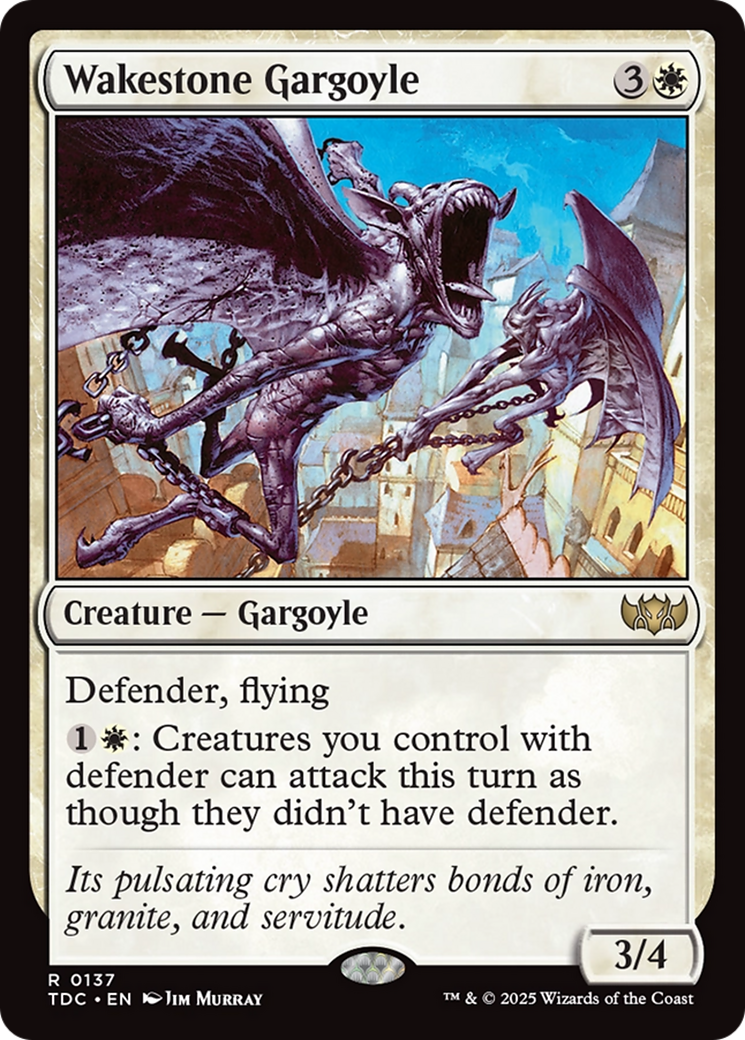 Magic: The Gathering - Wakestone Gargoyle - Tarkir: Dragonstorm Commander