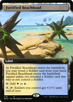 Magic: The Gathering - Fortified Beachhead Foil - The Brothers' War