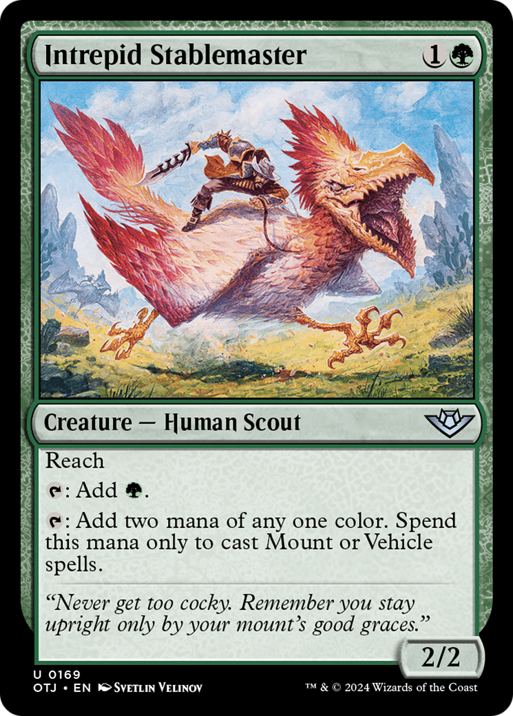 Magic: The Gathering - Intrepid Stablemaster Foil - Outlaws of Thunder Junction