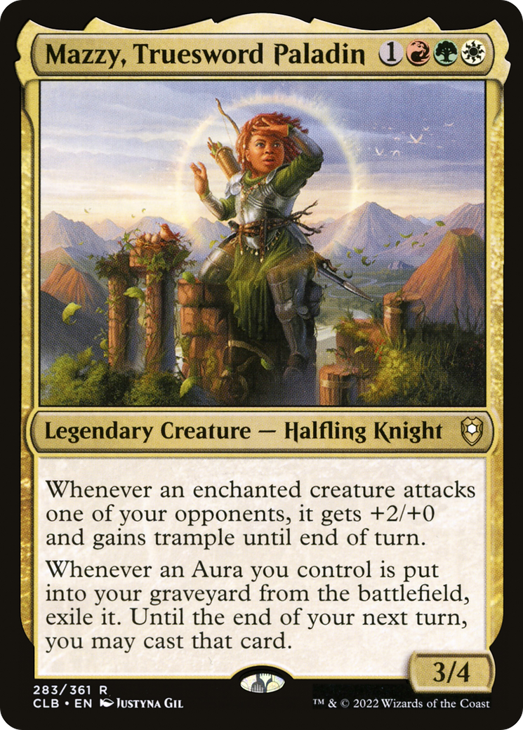 Magic: The Gathering - Mazzy, Truesword Paladin - Commander Legends: Battle for Baldur's Gate