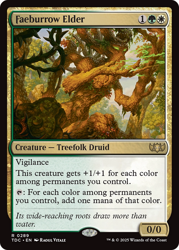 Magic: The Gathering - Faeburrow Elder - Tarkir: Dragonstorm Commander