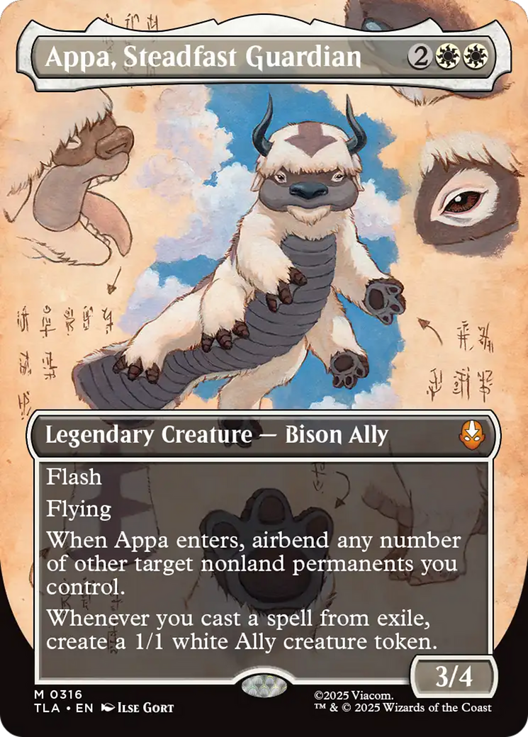 Magic: The Gathering - Appa, Steadfast Guardian Foil - Avatar: The Last Airbender