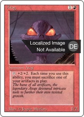 Magic: The Gathering - Atog - Revised Edition