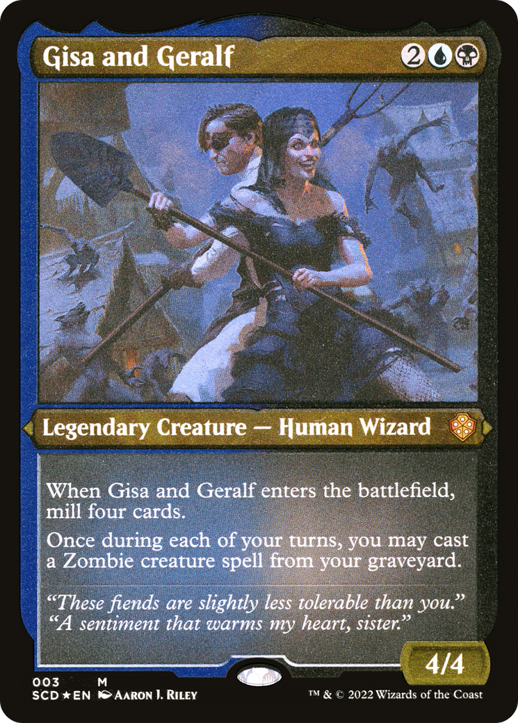 Magic: The Gathering - Gisa and Geralf Foil - Starter Commander Decks