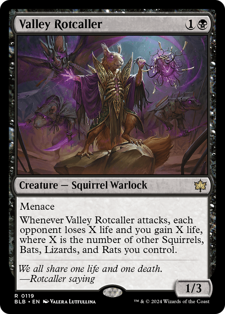 Magic: The Gathering - Valley Rotcaller Foil - Bloomburrow