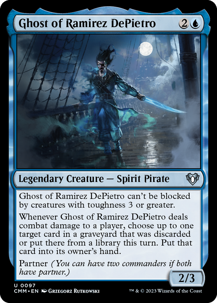 Magic: The Gathering - Ghost of Ramirez DePietro Foil - Commander Masters