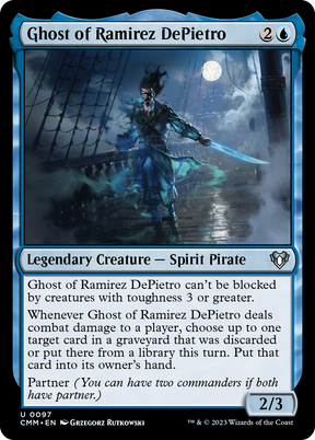 Magic: The Gathering - Ghost of Ramirez DePietro Foil - Commander Masters
