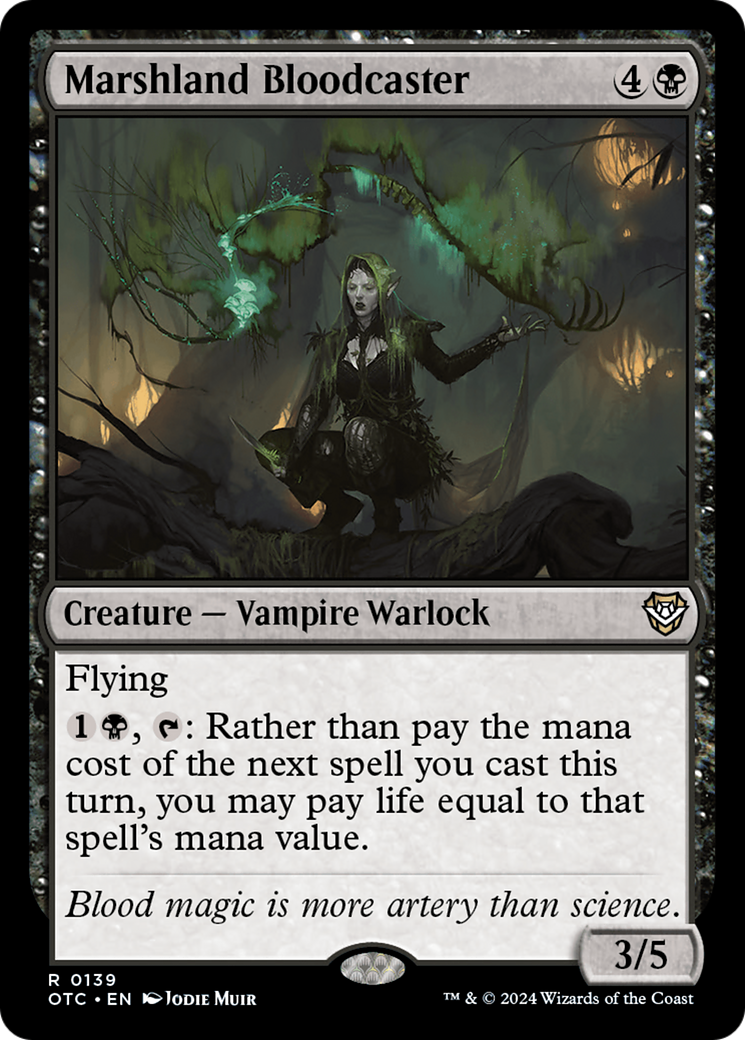 Magic: The Gathering - Marshland Bloodcaster - Outlaws of Thunder Junction Commander