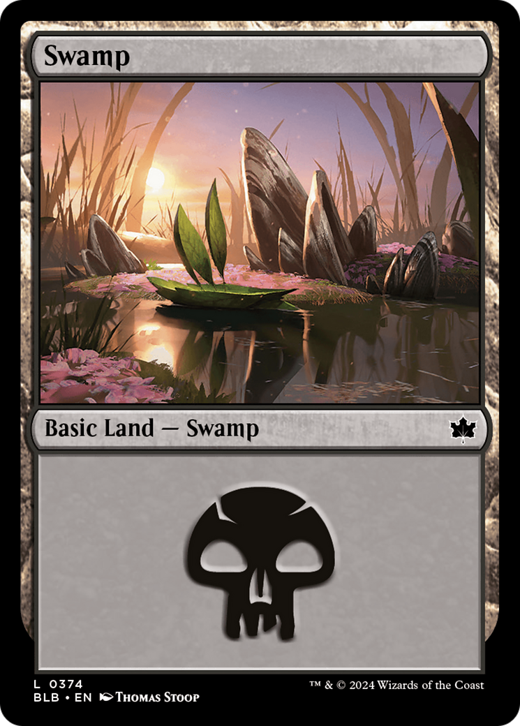 Magic: The Gathering - Swamp #374 Foil - Bloomburrow