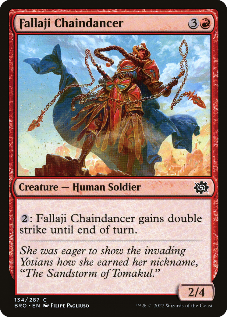 Magic: The Gathering - Fallaji Chaindancer Foil - The Brothers' War