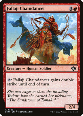 Magic: The Gathering - Fallaji Chaindancer Foil - The Brothers' War
