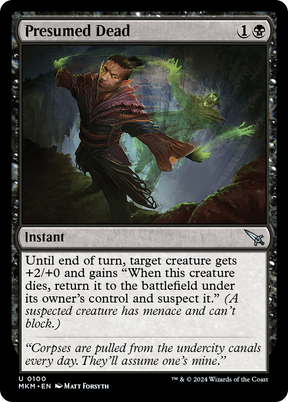 Magic: The Gathering - Presumed Dead - Murders at Karlov Manor