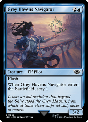 Magic: The Gathering - Grey Havens Navigator Foil - The Lord of the Rings: Tales of Middle-earth