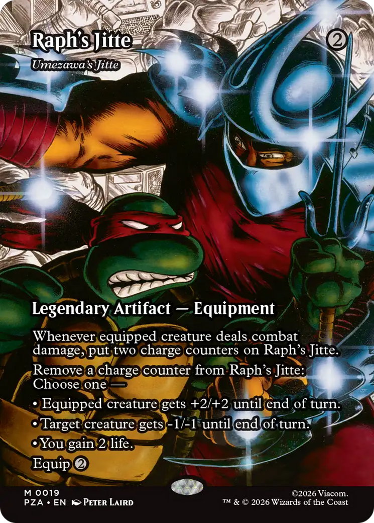 Magic: The Gathering - Umezawa's Jitte Foil - Teenage Mutant Ninja Turtles Source Material