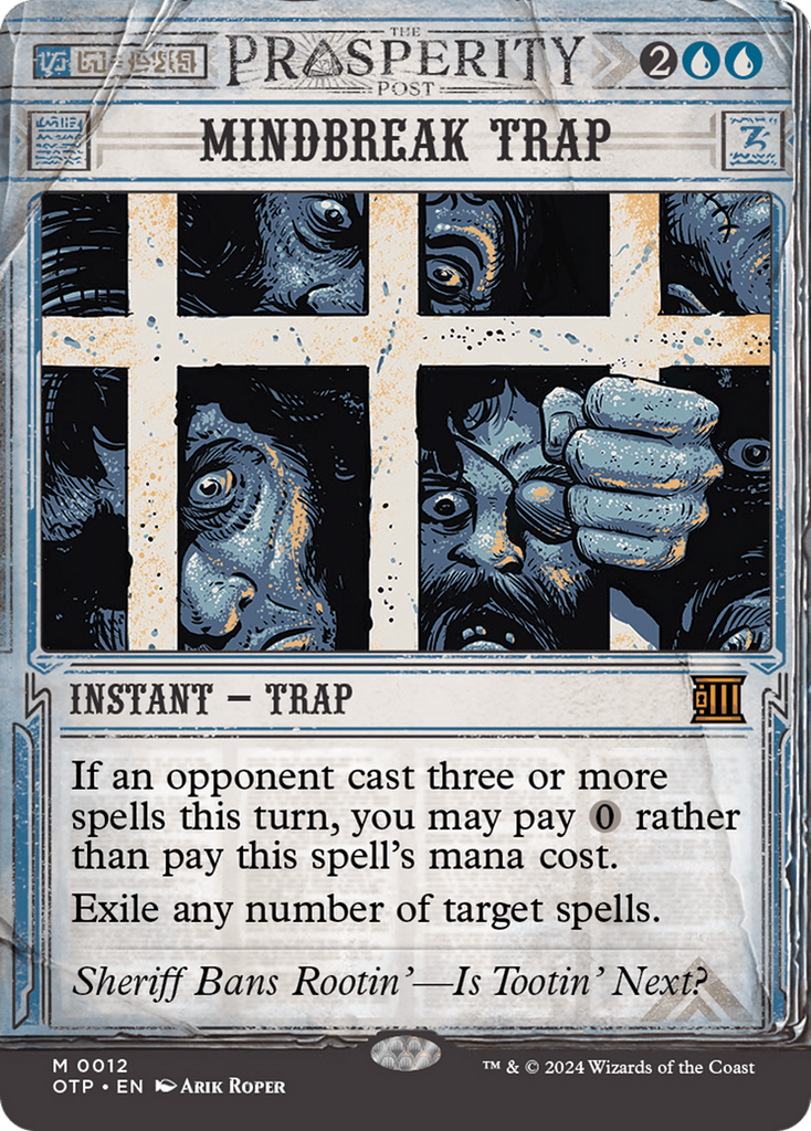 Magic: The Gathering - Mindbreak Trap - Breaking News