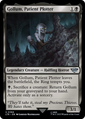 Magic: The Gathering - Gollum, Patient Plotter - The Lord of the Rings: Tales of Middle-earth