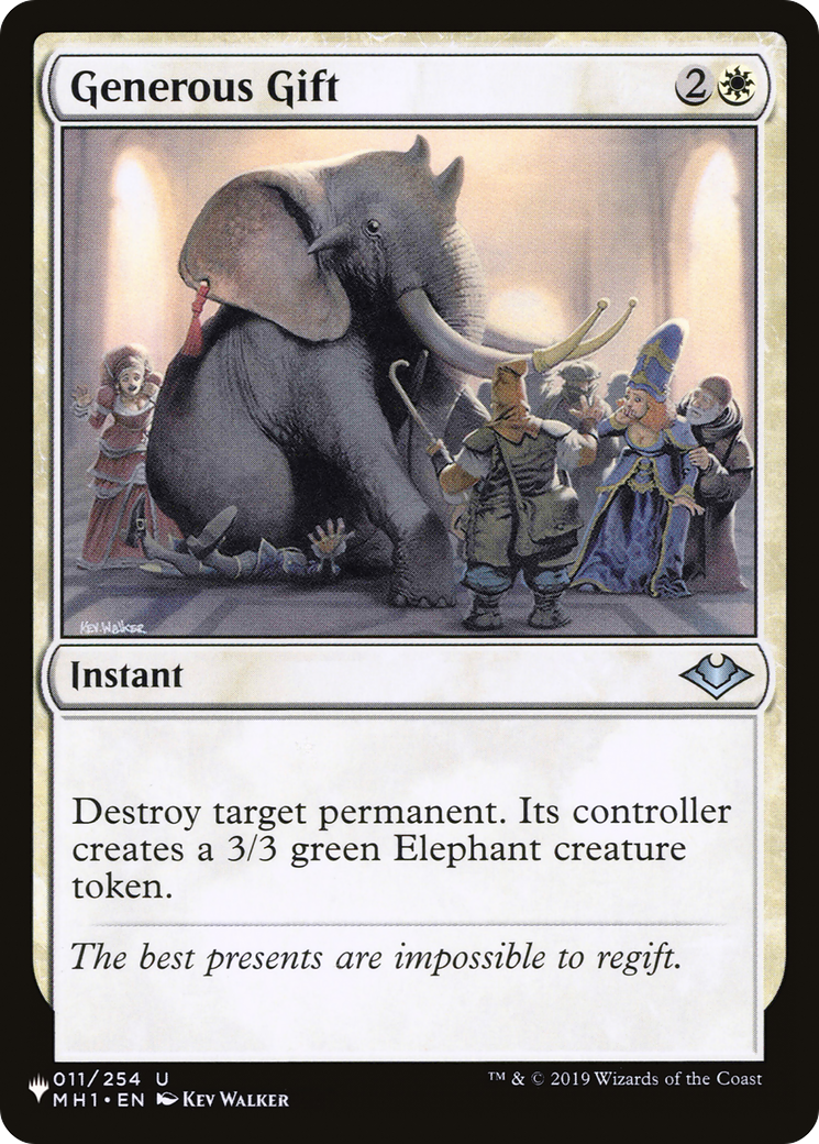 Magic: The Gathering - Generous Gift - The List