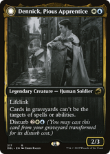 Magic: The Gathering - Dennick, Pious Apprentice // Dennick, Pious Apparition - Innistrad: Double Feature
