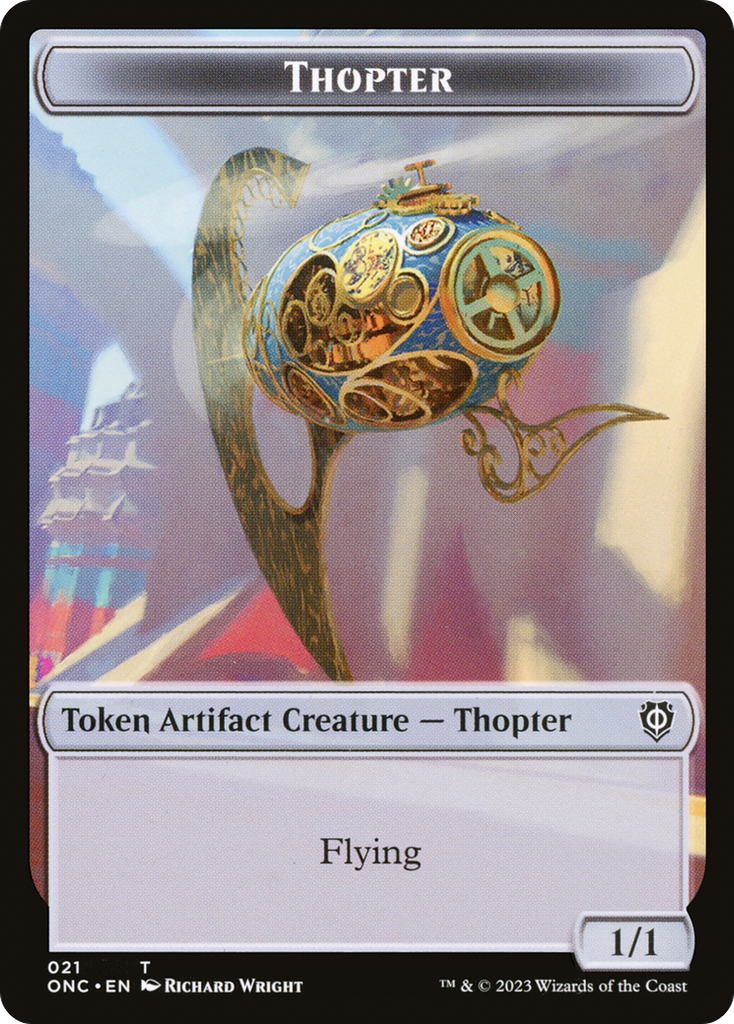 Magic: The Gathering - Thopter Token - Phyrexia: All Will Be One Commander Tokens