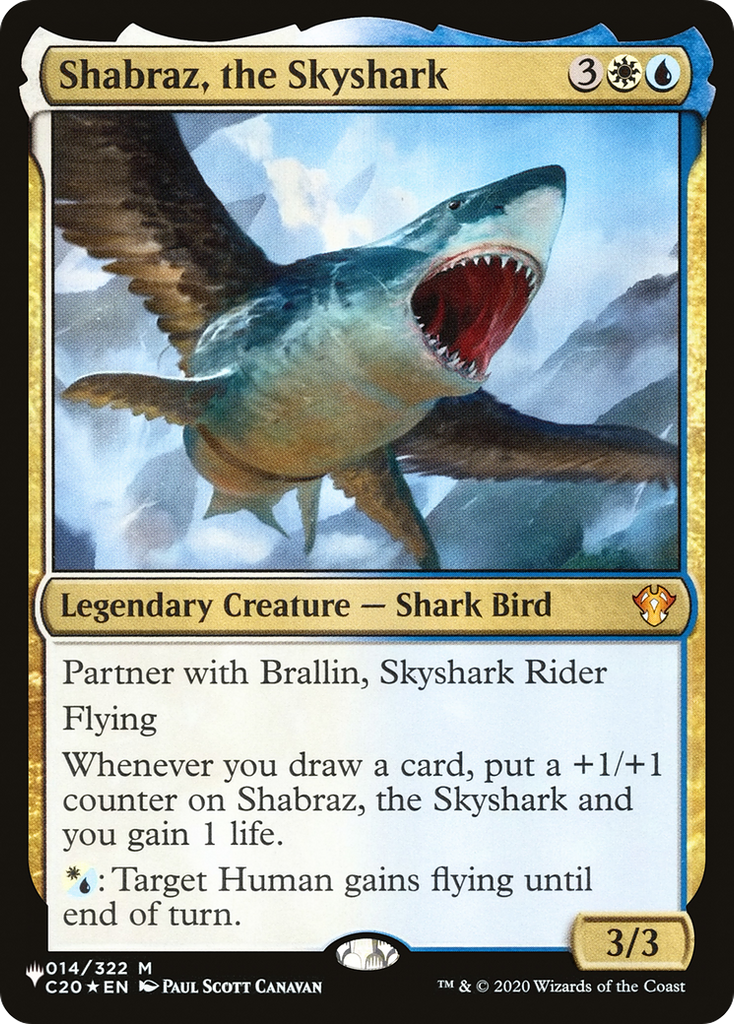 Magic: The Gathering - Shabraz, the Skyshark - The List