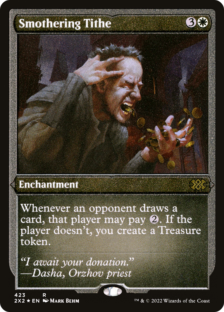 Magic: The Gathering - Smothering Tithe Foil - Double Masters 2022