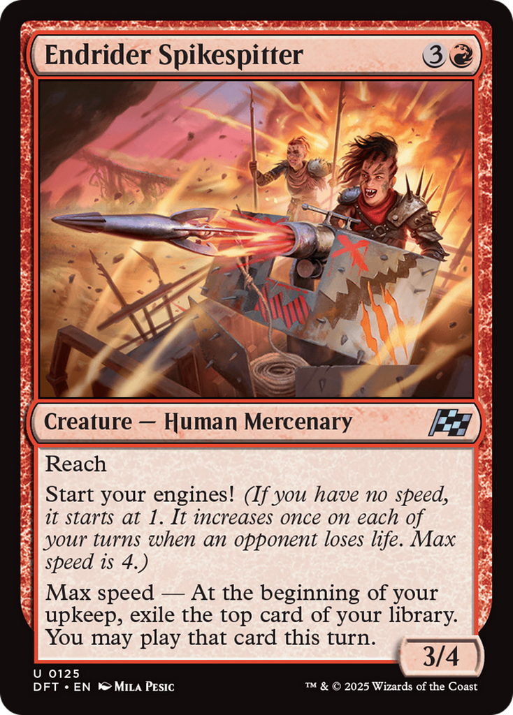 Magic: The Gathering - Endrider Spikespitter - Aetherdrift