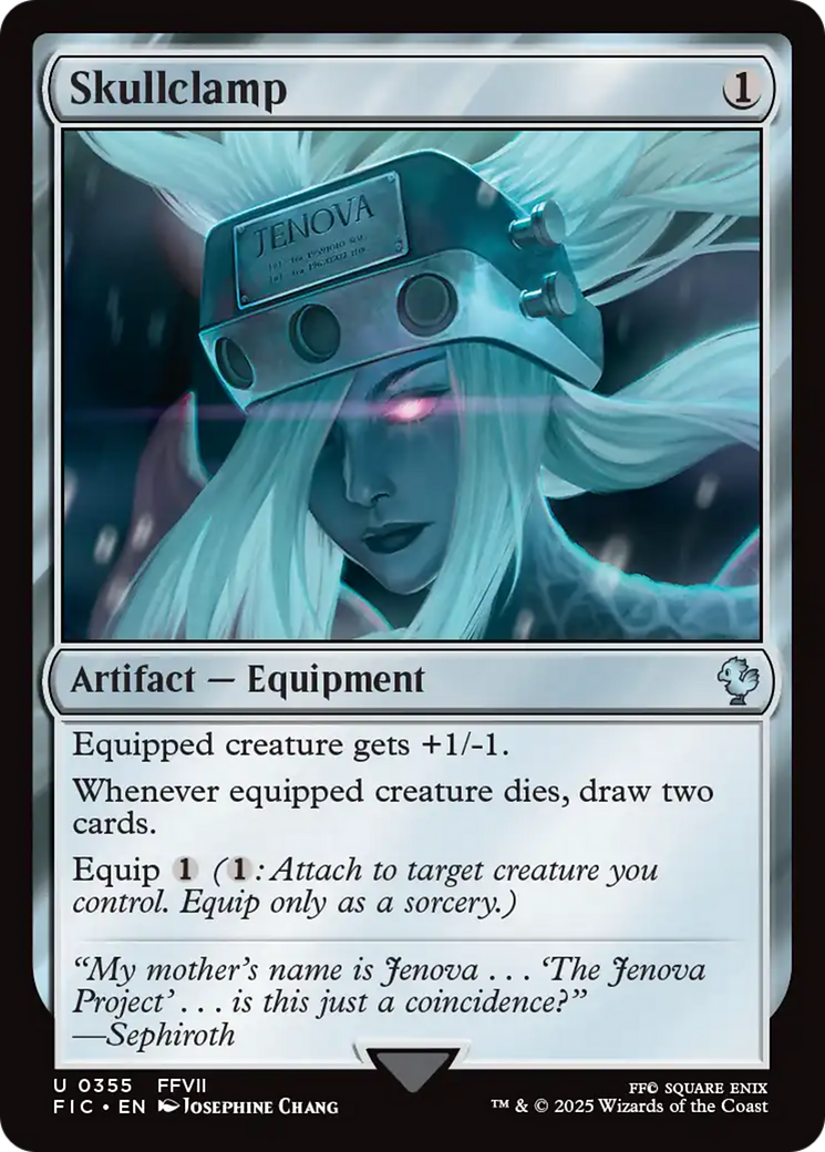 Magic: The Gathering - Skullclamp - Final Fantasy Commander