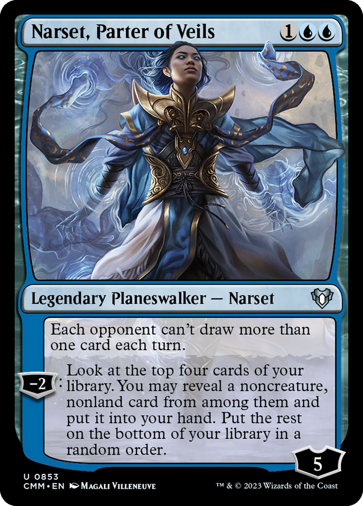 Magic: The Gathering - Narset, Parter of Veils - Commander Masters