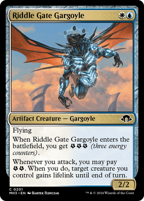 Magic: The Gathering - Riddle Gate Gargoyle Foil - Modern Horizons 3