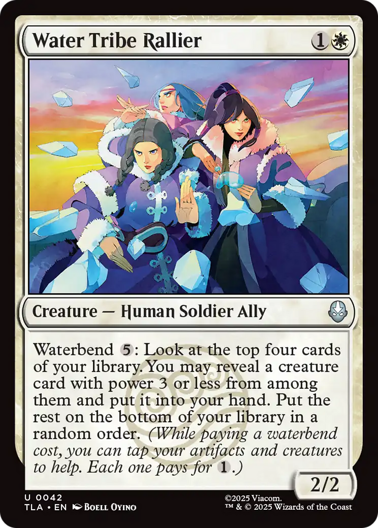 Magic: The Gathering - Water Tribe Rallier Foil - Avatar: The Last Airbender