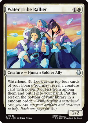 Magic: The Gathering - Water Tribe Rallier Foil - Avatar: The Last Airbender