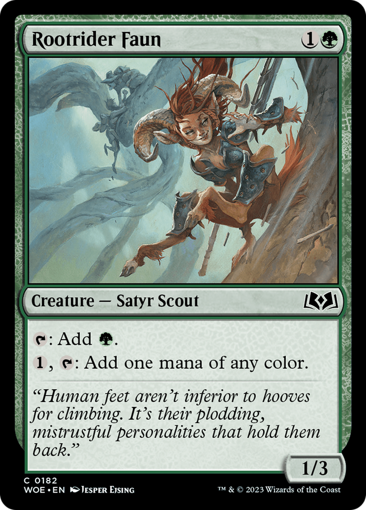 Magic: The Gathering - Rootrider Faun - Wilds of Eldraine