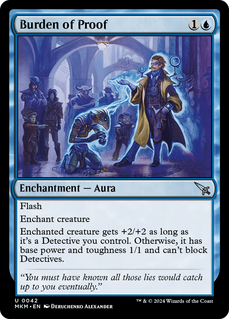 Magic: The Gathering - Burden of Proof - Murders at Karlov Manor