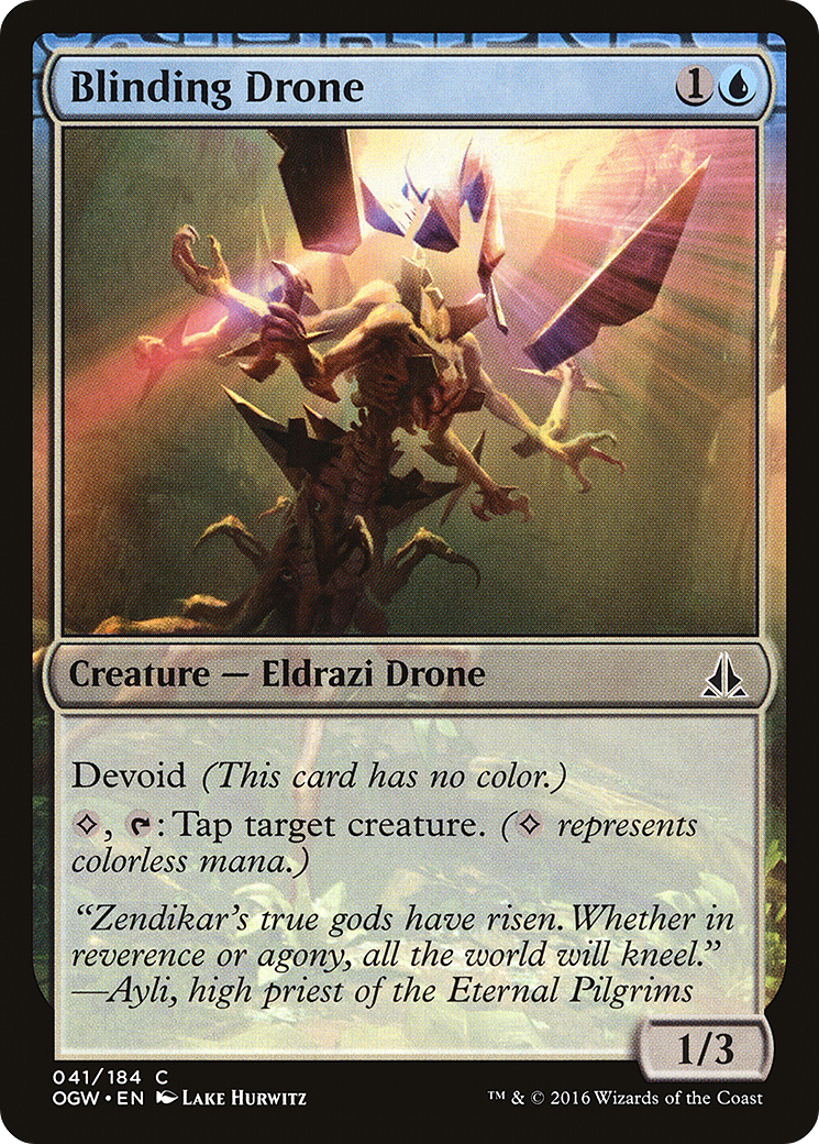 Magic: The Gathering - Blinding Drone Foil - Oath of the Gatewatch
