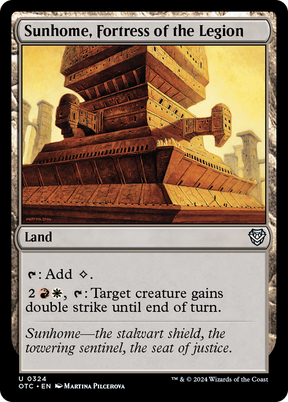 Magic: The Gathering - Sunhome, Fortress of the Legion - Outlaws of Thunder Junction Commander