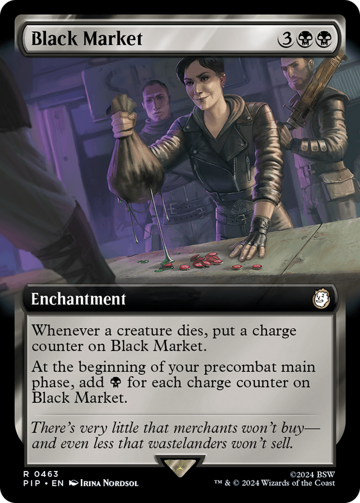 Magic: The Gathering - Black Market Foil - Fallout