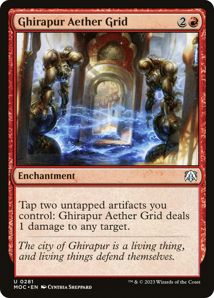 Magic: The Gathering - Ghirapur Aether Grid - March of the Machine Commander